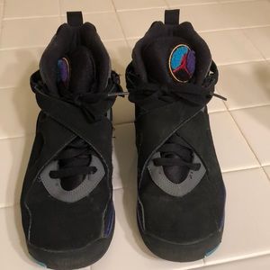 Boys Black Jordan 8